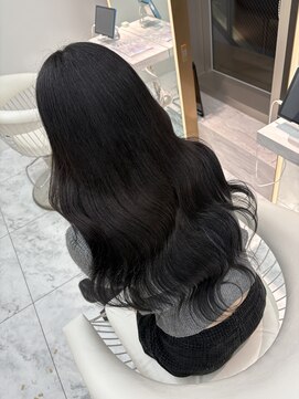 ロンドルピナス 小倉(Lond Lupinus) ミディアムヘア暗めカラー/デザインカラー/フェイスフレーミング