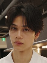 アンサー 渋谷(ANSWER)&nbsp;センターパートフェザーパーマ毛流れニュアンス縮毛矯正