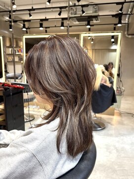 ロンドクロエ 横浜(Lond Chloe) ★人と被りたくないかっこいいウルフレイヤー！ぼかしハイライト