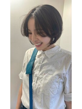 エンドリンク(endlink) レイヤーカットセミロングボブヘアハーフアップ