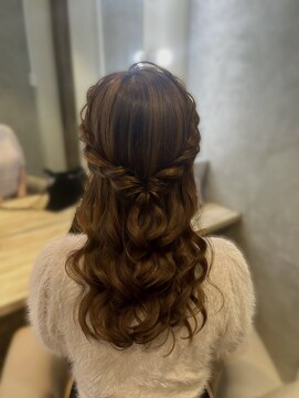 イマージュ(image) ハーフアップアレンジ