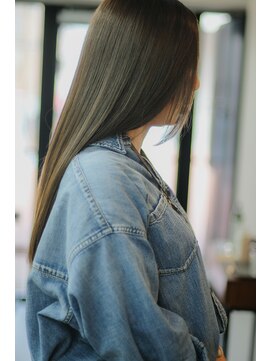 グレージュ髪質改善／白髪改善／白髪ぼかし／脱白髪染め