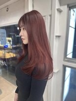 エル バイ ホーム(L by HOME)&nbsp;チェリーレッド ワンカールレイヤーカット