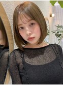 切りっぱなしボブ/大人可愛い/うすめ前髪/30代40代50代◎/海老名
