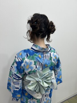 ゴート アミティ(G.O.A.T AMITY) 夏祭り/心斎橋/ヘアメ/セットサロン