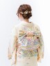 訪問着変わり結び＋ヘアセット　￥12650→￥12100