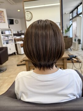 トップスタイル リッチ 秋に似合う、柔らか丸みショート