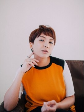 ヘアメイク パッセージ 千歳船橋店(hair make passage) 個性派シンプルショート