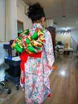 ロカット サロン(Roquat Salon)&nbsp;七五三華やか着付けヘアセット【ヘアメイク　立川南/立川/立川】