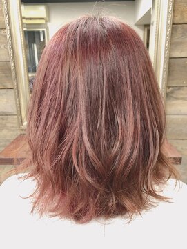 ゴート(GOAT) 【秋山浩太】ケアブリーチ×ピンクベージュ 10代20代夏カラー