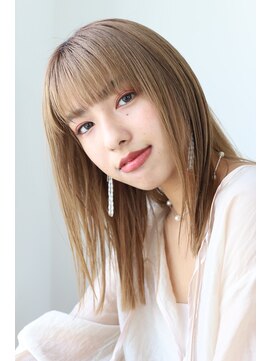 エクリフルール(equri fleur) ケアブリーチで作るミルクティーベージュ