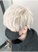 ホワイトアッシュ/シルバーアッシュ/シルバーカラー/MEN’S HAIR