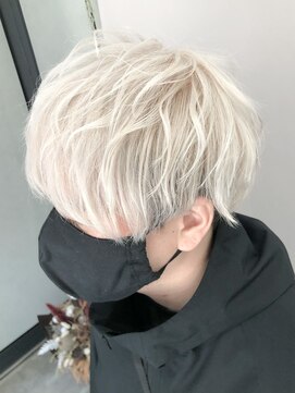 シャムオーツー 国分寺(CHAM:O2) ホワイトアッシュ/シルバーアッシュ/シルバーカラー/MEN’S HAIR