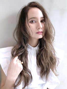 アイティーバイアルバム 八王子店(IT by ALBUM) ラフロング_くびれミディイヤリングカラー38307