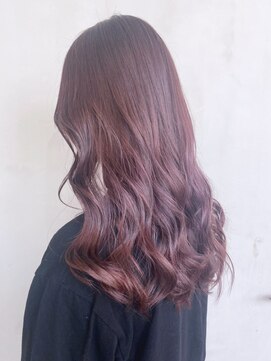 アイティー バイ アルバム 浦和店(IT by ALBUM) ラベンダーロング_カーキグレージュフェザーバング_ba335321