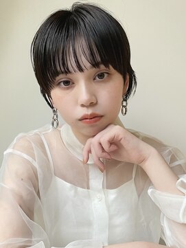 コクーン 銀座(Cocoon) ノンブローshort#切りっぱなしボブ#美髪#ピンクブラウン