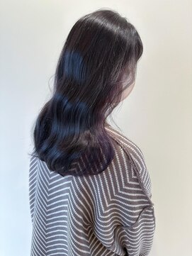 ウトウトヘア(UTUT HAIRE) イヤリングパープル