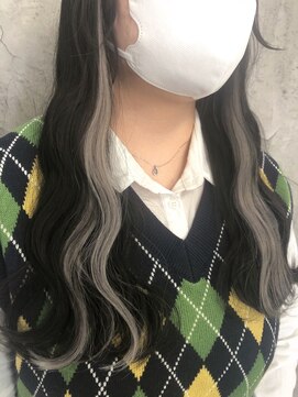 ルーツアイリー 心斎橋(ROOTS IRIE) インナーエクステ☆グレージュ☆シールエクステ