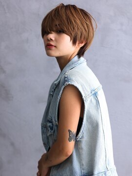 ヘアーカッティングガーデン ジャック モアザン 松山店 ハンサムショート/マッシュ［松山市駅/白髪ぼかし］