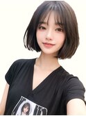 大人がしたい韓国風ふんわりボブ○20代30代40代○
