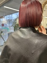 ジェムバイアルテフィーチェ(gem by artefice)&nbsp;レッドカラー×ミニボブ