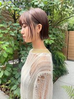 アンバー 池袋(amber)&nbsp;切りっぱなしボブ/髪質改善/レイヤーカット[池袋駅]