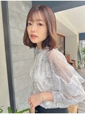 大人可愛いモテ髪20代30代40代あご下結べる長さボブ