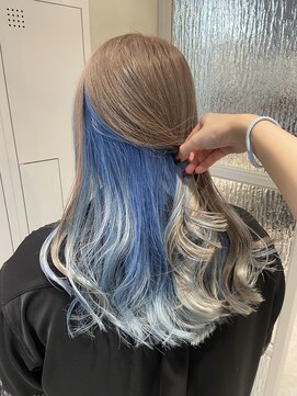 アソビセカンド 原宿(ASOBI 2nd) ダブルカラー/韓国/ブリーチ/ハイトーンカラー/インナーカラー