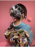 ボブヘアーにオススメ♪カチ盛りツイン