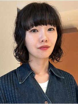 ノラギンザユー(NORA GINZA/U) ボブパーマニュアンスパーマショートパーマショート