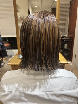 アマレット(Amaretto) 【外ハネ×アンブレラカラー】