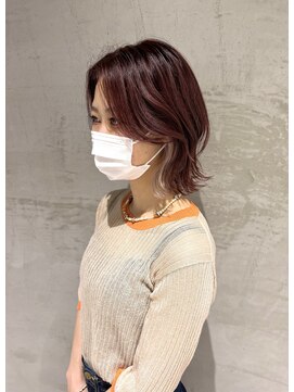 グレイス(grace) earring color. "cassis pink"