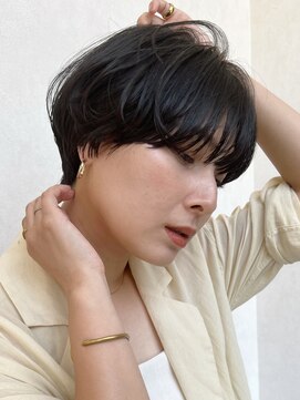 アンス 大阪梅田(ANs.) ★無造作ショートマッシュ　アッシュカラー