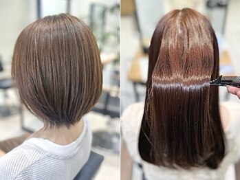 ケンジ 南林間(KENJE)の写真/【世界初】オーガニック認証機関ICEA認証取得ヘアカラー☆92%天然由来ヘアカラーで繰り返しても艶やかに!