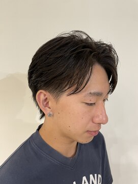 ニアウ 伊勢崎連取店(Niau) センターパートニュアンスパーマメンズパーマ