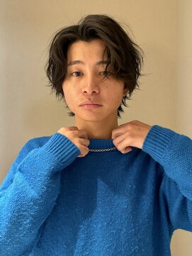 ノラ ギンザ(NORA GINZA) メンズヘアメンズショートフェザーショートニュアンスパーマ