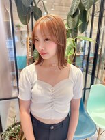 ロンドリゼル 札幌(Lond RiseL) オリーブグレー/前髪/ボブ/マロンベージュ/レイヤーカット/小顔