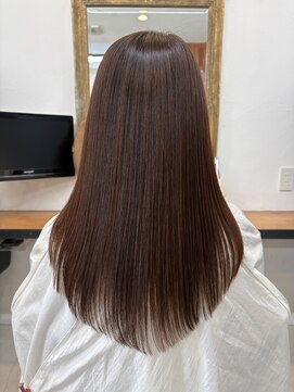 トンネルヘアー(Tunnel hair) エイジング毛でも綺麗な縮毛矯正できます