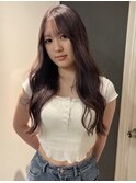 韓国風レイヤー×ロング×髪質改善グレー