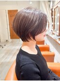 【似合わせカット】大人ショートボブ【町田】小顔