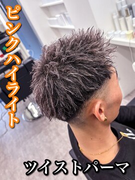 MEN’S HAIR/波巻ツイストスパイラル/フェザーパーマ/大阪