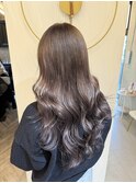 ミルクティーグレージュ「ロングスタイル」