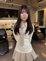 エマノン(EMANON) 福岡天神 ブリーチなしカラー ダブルカラー ラベンダーカラー