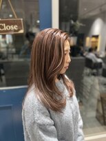 ティーリング 天王町(T ring)&nbsp;ハイライトカラーにレイヤースタイル