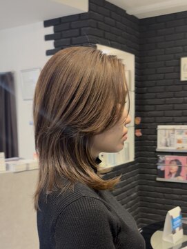 ヘアーアンドカラー ルジャルダン 葛西店(le jardin) 垢抜け顔まわりレイヤー・かきあげ前髪
