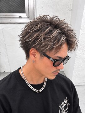 メンズ ラピス(Men's Lapis) シャドーパーマ　縦落ち　ツイスパ