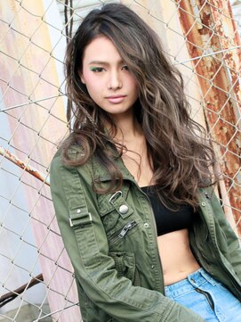 エンリエド(ENLIED) モカアッシュベージュ鉄板ロング