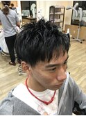 刈り上げマッシュスタイル