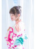 【ネオリーブ プラス】ヘアセット#アップ#夏祭り#浴衣#花火大会