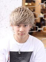 ラグーンアライブ(LAGOON ALIVE)&nbsp;メンズ/ブリーチ/シルバー/グレージュ/ベージュ/眉毛カラー/盛岡